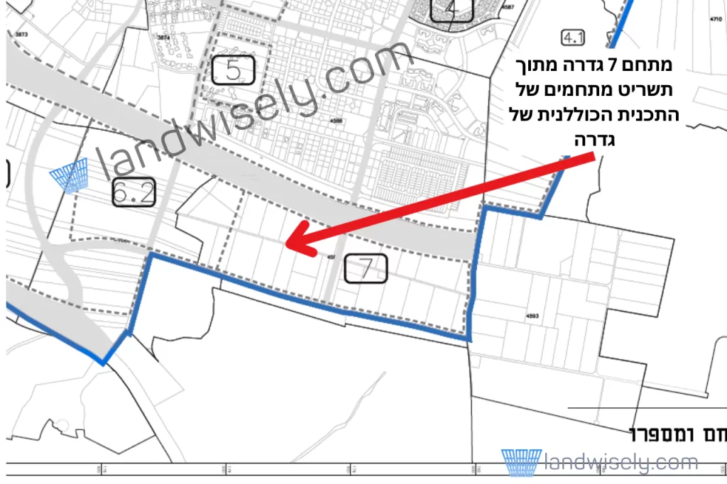 גדרה- מתחם 7 לנדויזלי לנדוויזלי לנדוייזלי לנדווייזלי קרקע להשקעה